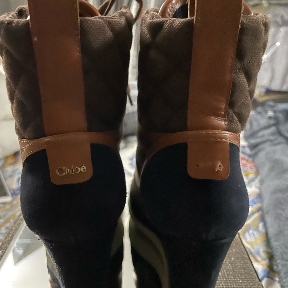 Chloe wedge sneakers